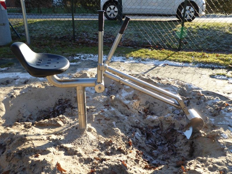 Gravemaskin av edelstål