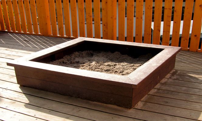 Hovedbilde Sandkasse gobi 120 x 120 cm